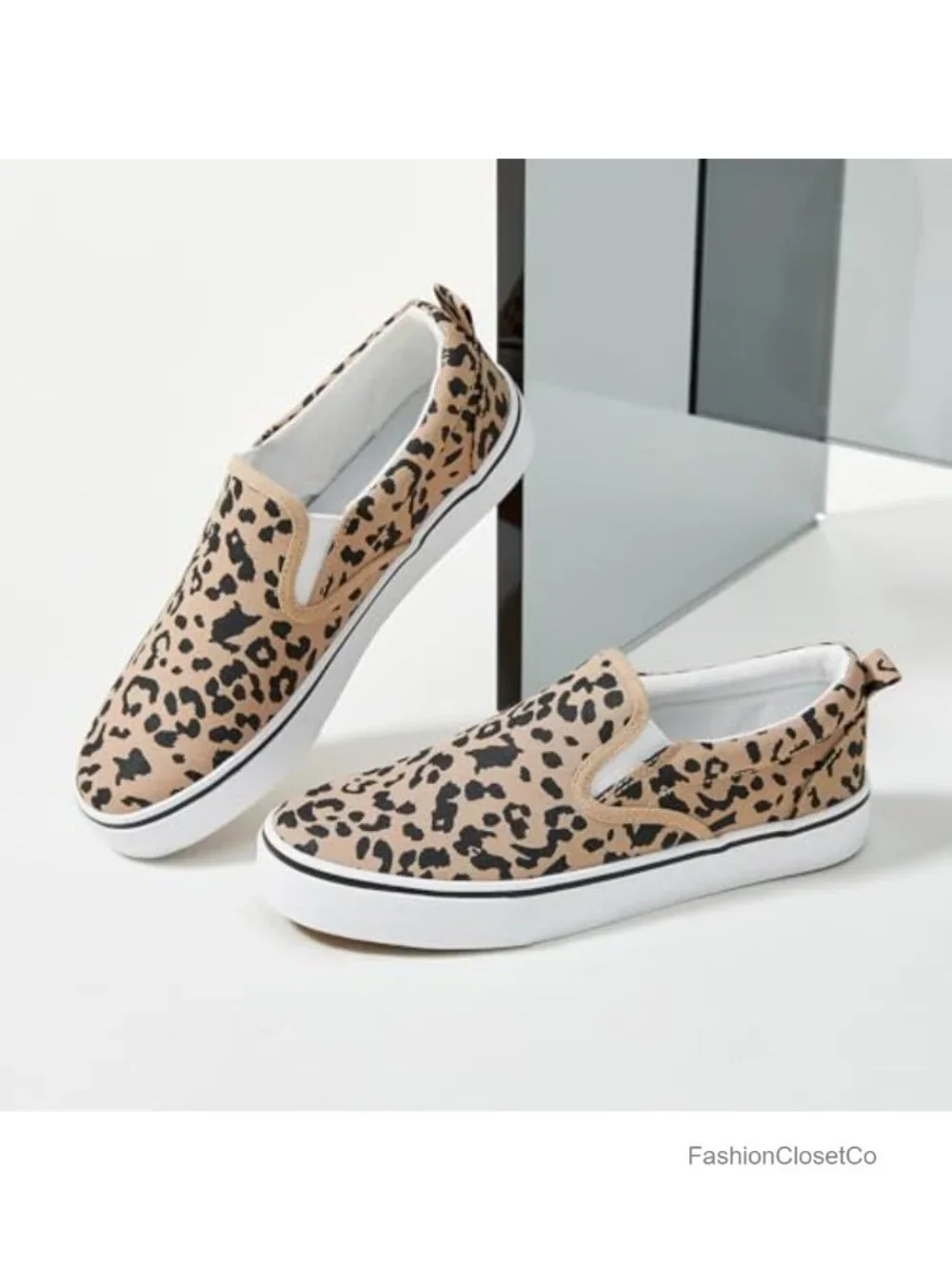 Women's Canvas Slip On Sneakers Non Slip Loafers